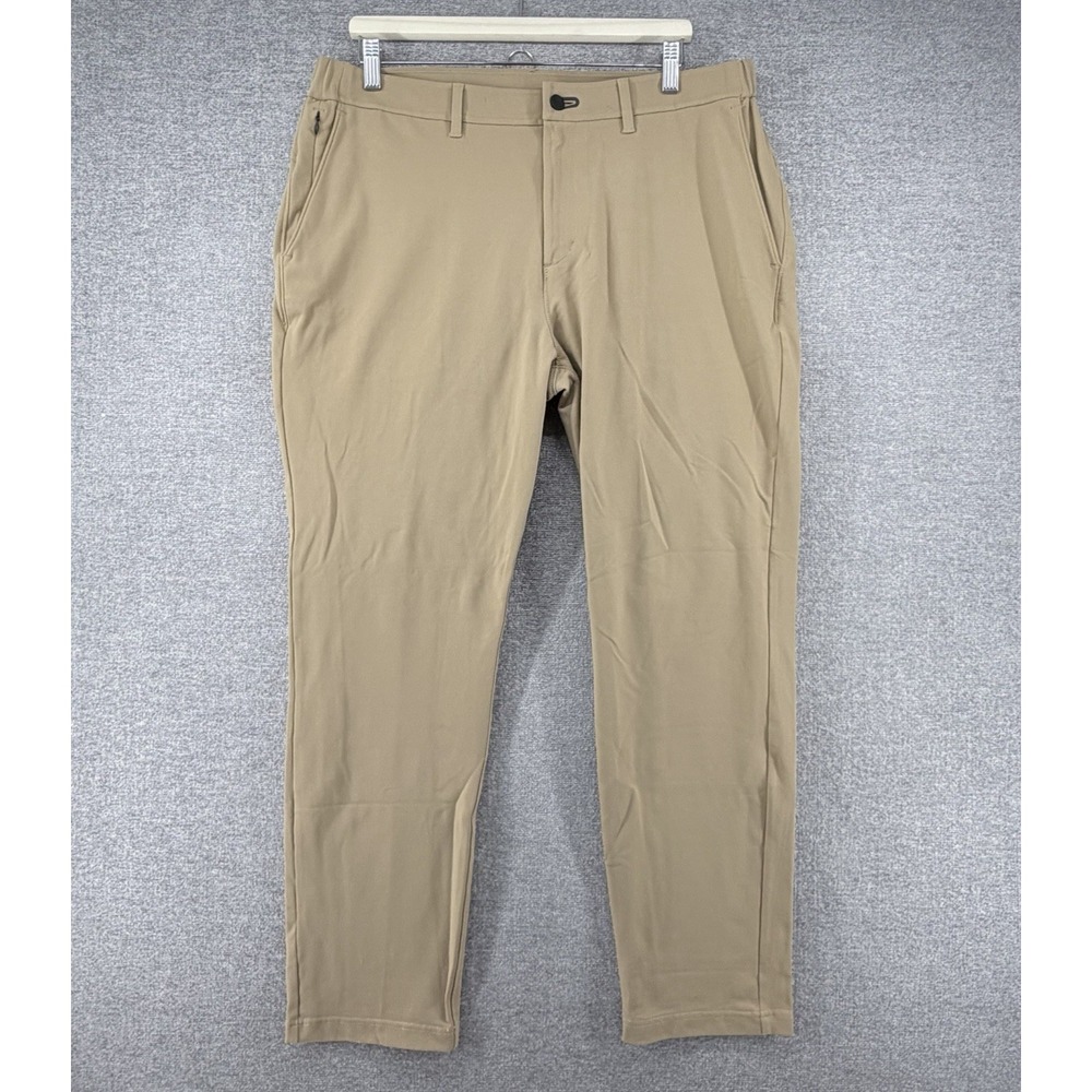 Public Rec Pants Men Size 36x30 Brown Stretch Performance